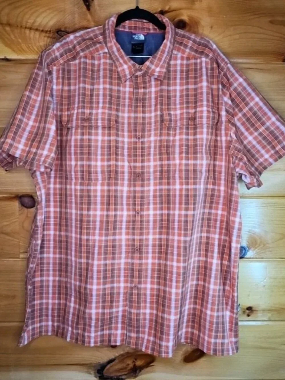 The North Face Shirt Men’s Size XXL Plaid Short Sleeve Lightweight Button Up